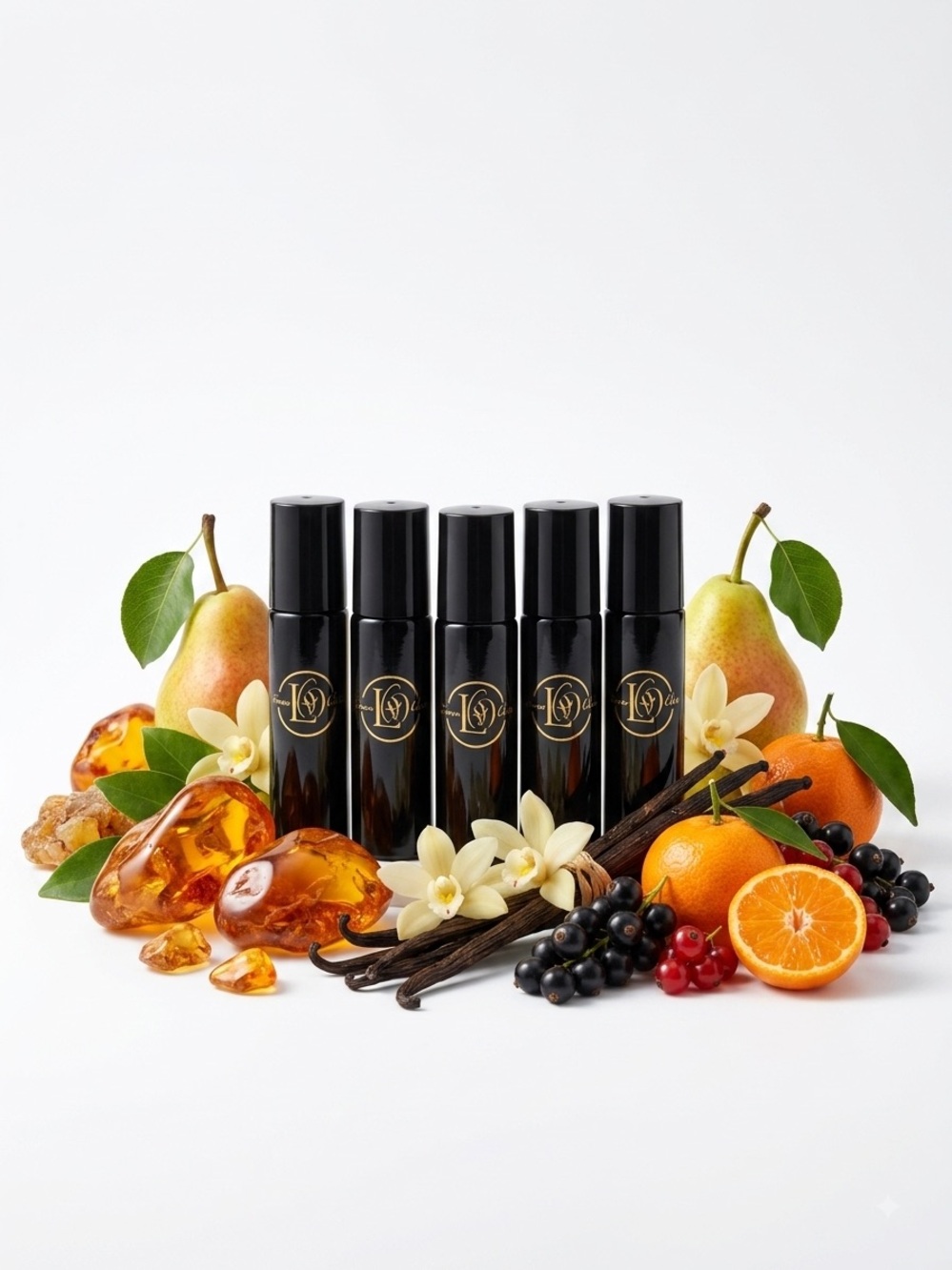 Men Discovery Set of 5 10ml travel size rollers (alcohol free)